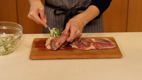 #12 セリライス詰めパリパリ焼き
