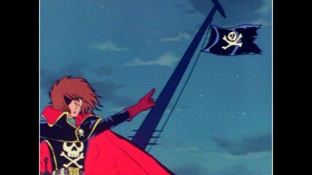 新品大人気なつかしのアニメ「宇宙海賊キャプテンハーロック　台場正」③◇セル画です キャプテン・ハーロック