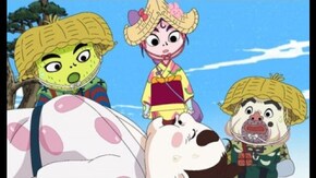 其之一七 よわむし与作の土俵入り