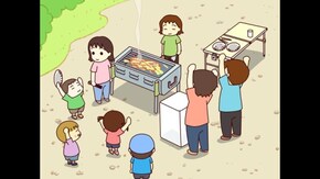 第17話 どうなる? バーベキュー みんなで川遊び バーベキュースタート!