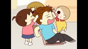 第82話 レッツスイミング 3姉妹のヘアメイク こわがりやの次女