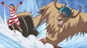 第593話 ナミを救え! ルフィ雪山の戦い