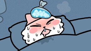 #11 かぜをひいたンめねこ