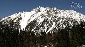 早春 穂高連峰