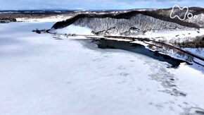 厳冬 釧路湿原 シラルトロ湖