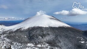 浅間山 ~雪化粧した活火山~