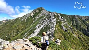 槍穂を望む縦走路~蝶ヶ岳から常念岳へ~