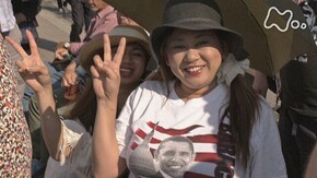「広島 大統領を待つ街角で」