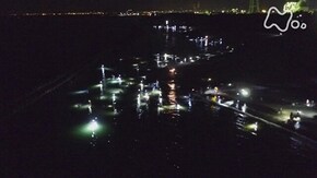「春の日本海 ホタルイカを待ちながら」