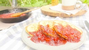 C.W.ニコルのそば粉のパンケーキ