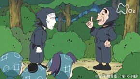 「安藤先生と斜堂先生のにらみ合いの段」