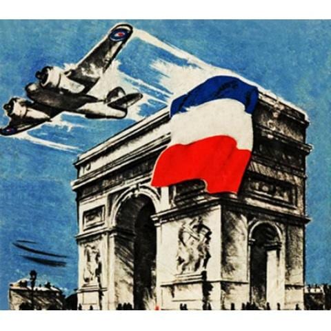 パリ解放 資料映像