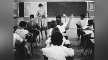1963年の中学校 資料映像