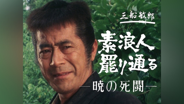 素浪人罷り通る-暁の死闘