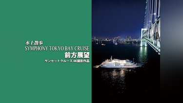 水上散歩 SYMPHONY TOKYO BAY CRUISE 前方展望 サンセットクルーズ　4K撮影作品